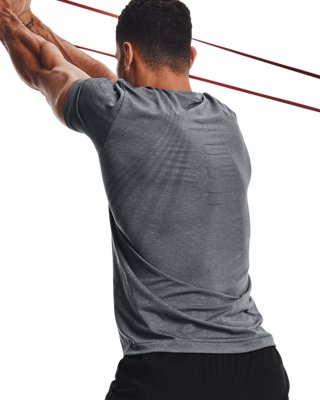 Men's UA RUSH&trade; Seamless Strength Short Sleeve image number 3
