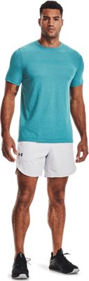 Men's UA RUSH&trade; Seamless Strength Short Sleeve image number 2
