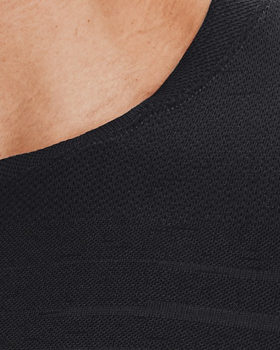 Men's UA Seamless Fade Short Sleeve, Black, pdpMainDesktop image number 3