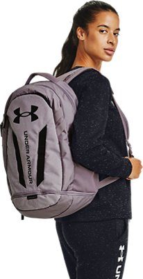 UA Hustle 5.0 Backpack, Purple, pdpMainDesktop image number 0