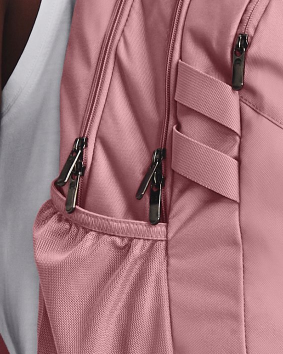 UA Hustle 5.0 Backpack in Pink image number 5
