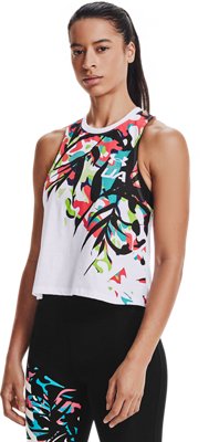 Women's UA Run Floral Tank image number 1