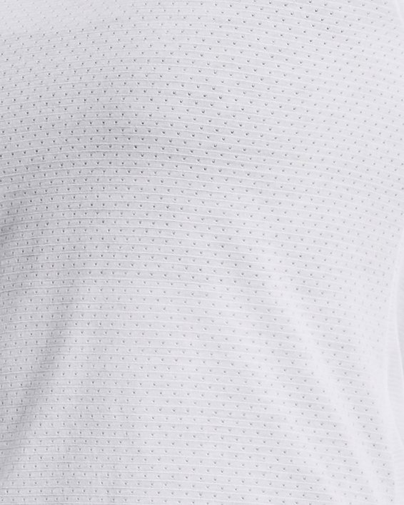 女士UA Streake Run短袖T恤 in White image number 0