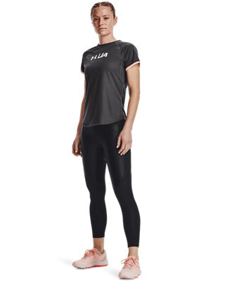 Women's UA Speed Stride Graphic Short Sleeve image number 2