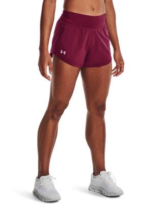 Damen Under Armour Speedpocket Shorts Wildflower / Wildflower / Reflektierend L