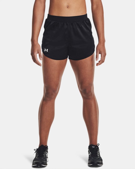 Under Armour Women's UA Fly-By 2.0 Shine Shorts. 1