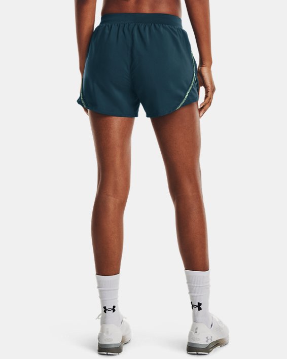 Under Armour Women's UA Fly-By 2.0 Brand Shorts. 2