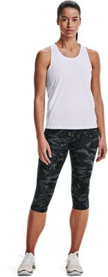 Playera Sin Mangas UA Fly-By para Mujer, White, pdpMainDesktop image number 2