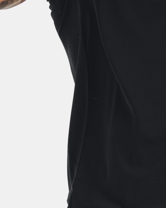 Men's UA Iso-Chill Perforated Short Sleeve, Black, pdpMainDesktop image number 3