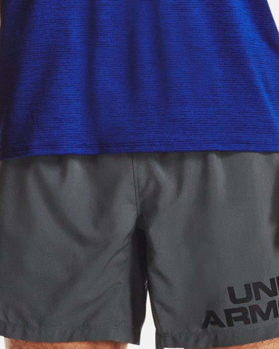 Men's UA Training Vent 2.0 Short Sleeve in Blue image number 2