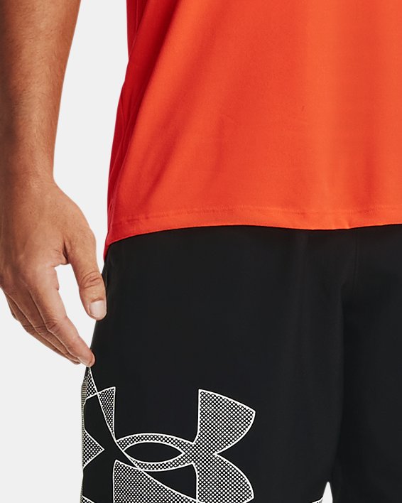 Men's UA Woven Graphic Shorts in Black image number 2
