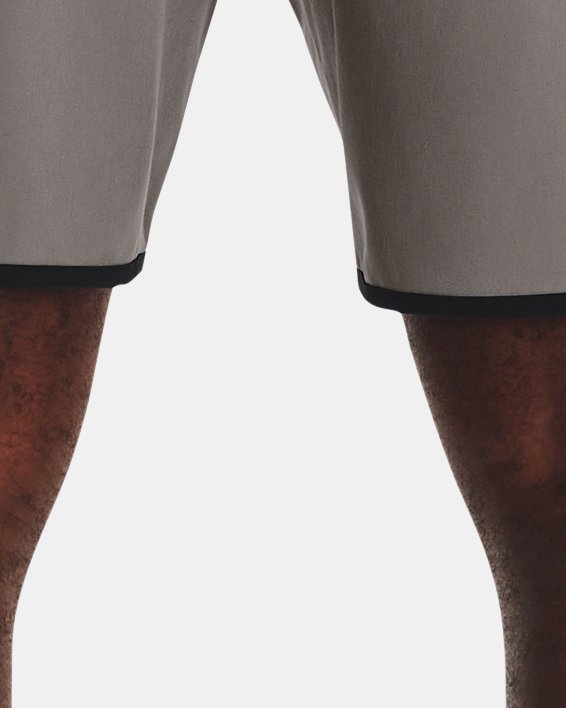 Men's UA HIIT Woven Shorts, Gray, pdpMainDesktop image number 1