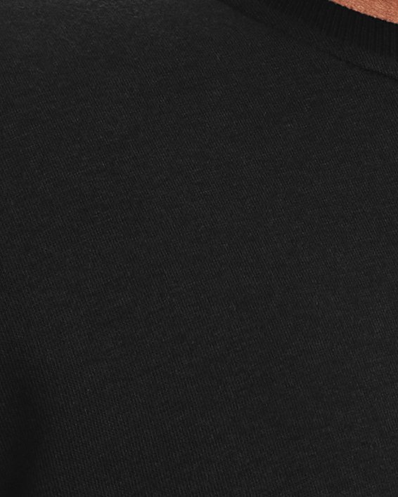 Maglia a manica corta UA Rival Terry AMP da uomo, Black, pdpMainDesktop image number 3