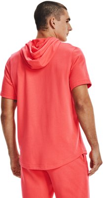 under armour men's terry short sleeve hoodie