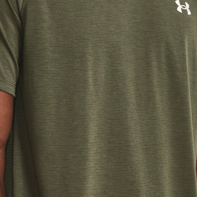 Camiseta de manga corta Under Armour Streaker Run para hombre Marine OD Verde / Marine OD Verde / Reflectante M