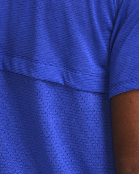 Men's UA Streaker Run Short Sleeve, Blue, pdpMainDesktop image number 1