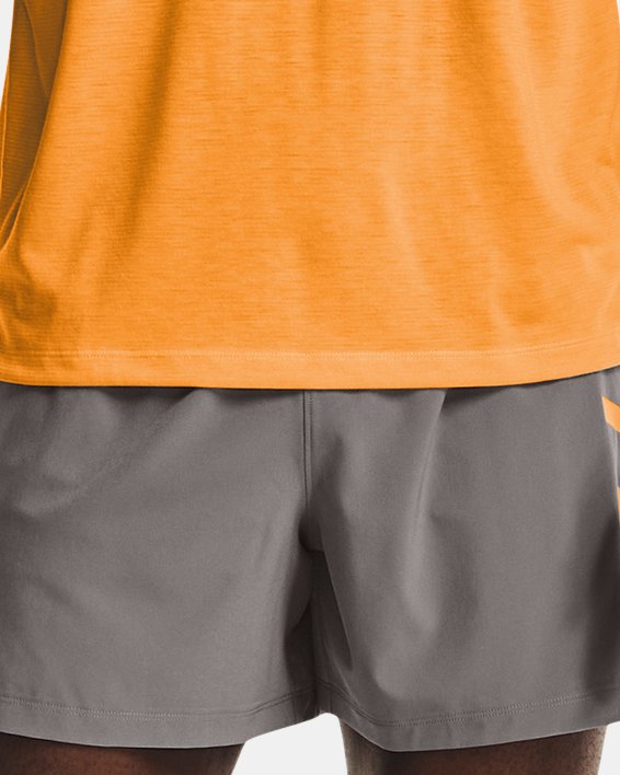 Men's UA Speedpocket 5" Shorts, Gray, pdpMainDesktop image number 3