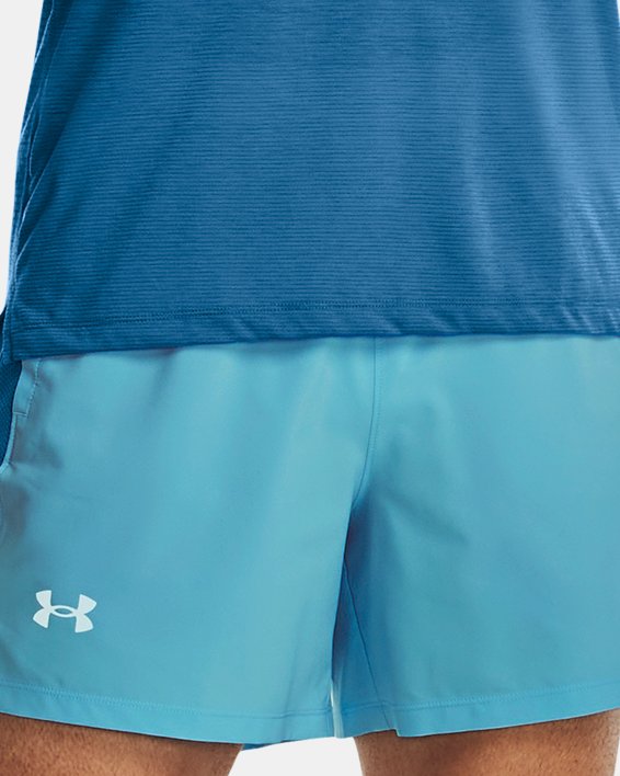 Shorts UA Launch Run 13 cm da uomo, Blue, pdpMainDesktop image number 2