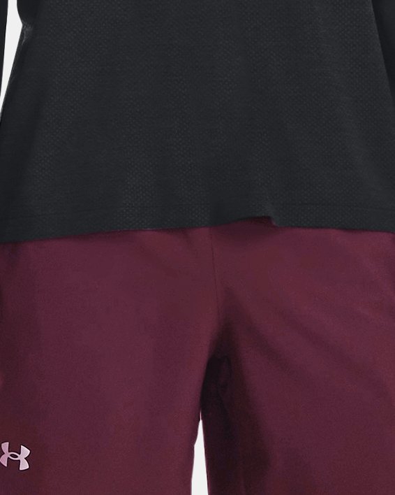 Men's UA Launch Run 7" Shorts in Maroon image number 2