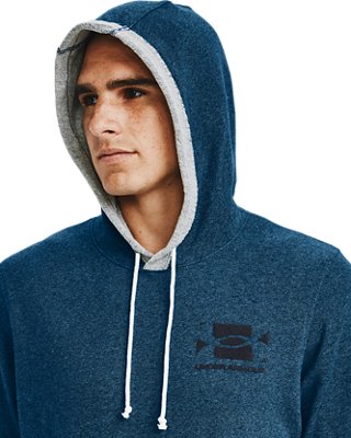 blue short sleeve hoodie