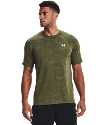 Men's UA Training Vent Camo Short Sleeve, Green, pdpZoomDesktop image number 1