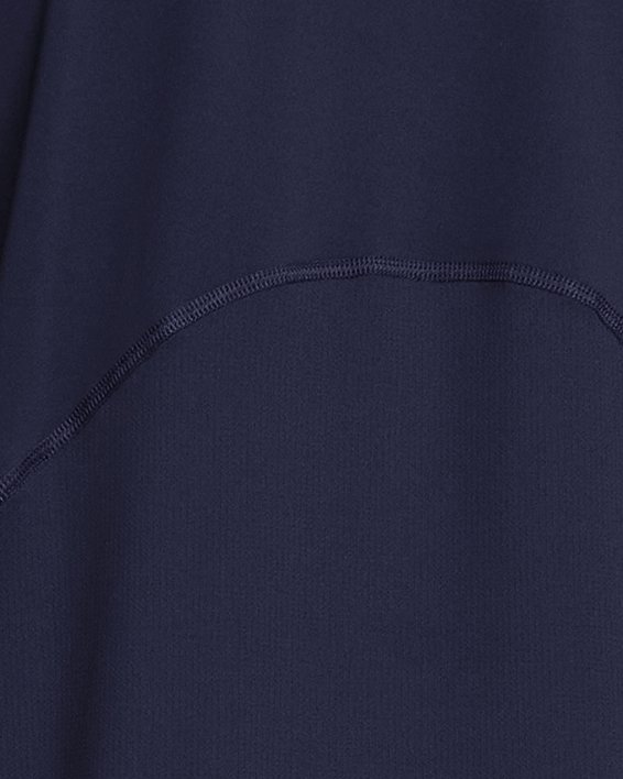 Men's HeatGear® Fitted Long Sleeve, Blue, pdpMainDesktop image number 1