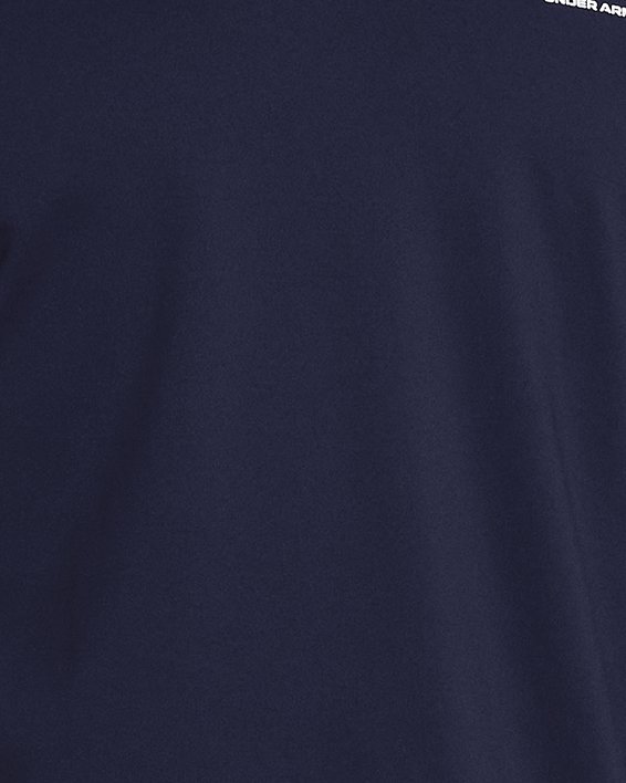 Men's HeatGear® Fitted Long Sleeve, Blue, pdpMainDesktop image number 0