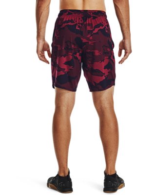 under armour men's train stretch camo shorts