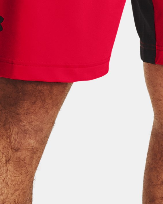 Men's UA Raid 2.0 Shorts, Red, pdpMainDesktop image number 0