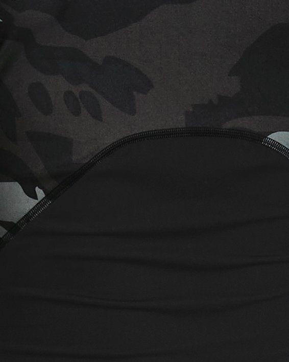 Men's UA Iso-Chill Compression Printed Short Sleeve, Black, pdpMainDesktop image number 1