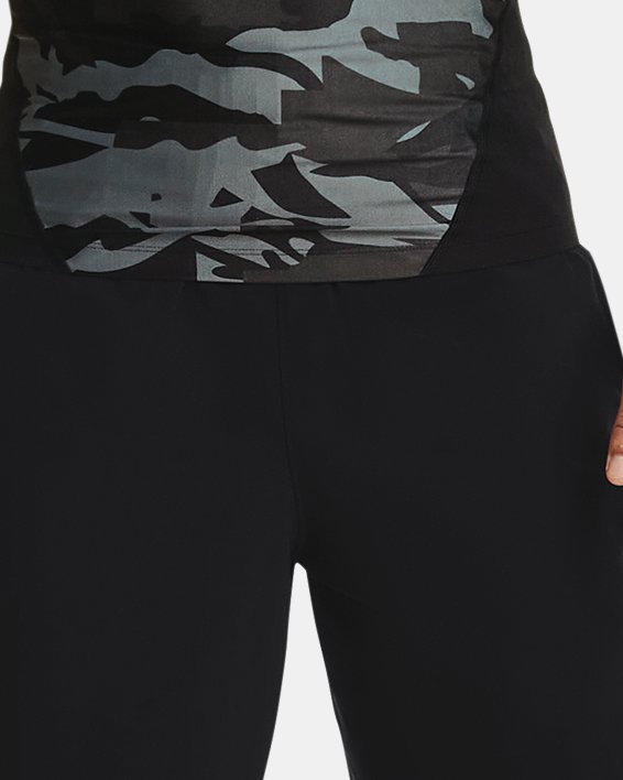 Men's UA Iso-Chill Compression Printed Short Sleeve, Black, pdpMainDesktop image number 2