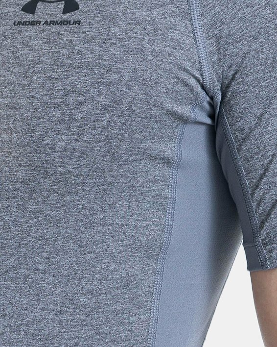Men's HeatGear® Short Sleeve in Gray image number 5