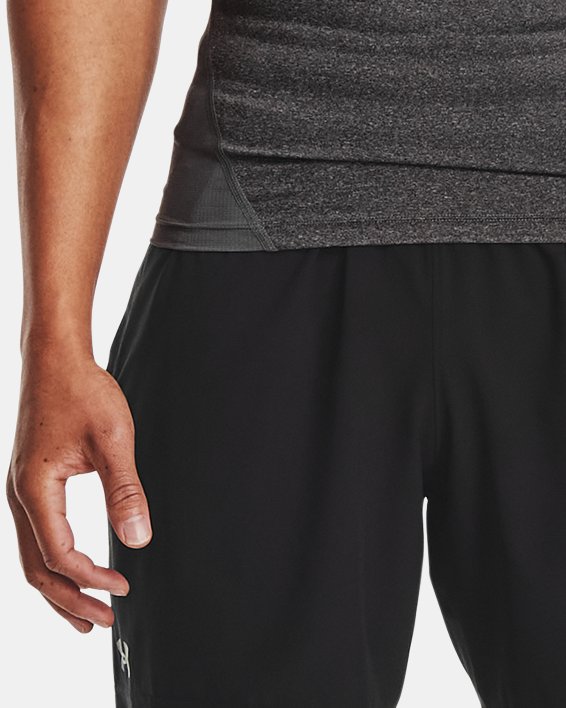 Men's HeatGear® Short Sleeve in Gray image number 2