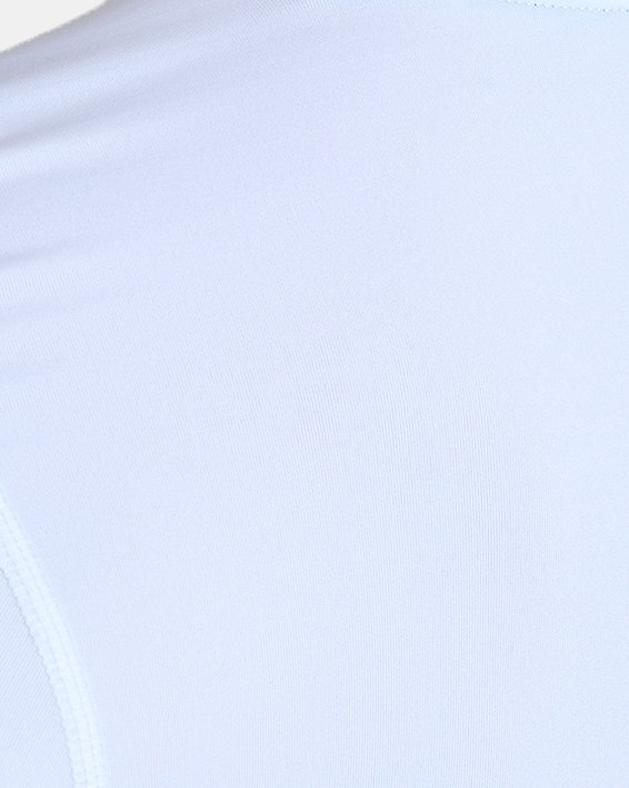 男士HeatGear® Armour長袖T恤 in White image number 4