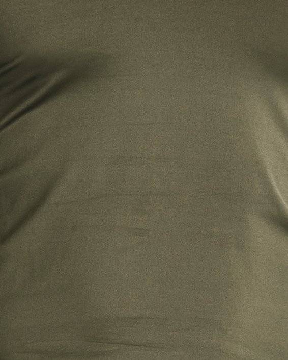 Men's HeatGear® Long Sleeve, Green, pdpMainDesktop image number 0