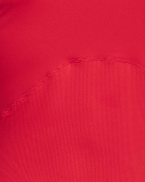 Men's HeatGear® Long Sleeve, Red, pdpMainDesktop image number 1