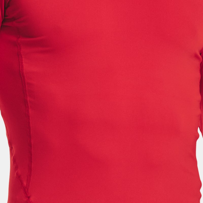 Under Armour Men's HeatGear® Long Sleeve Red / White XL
