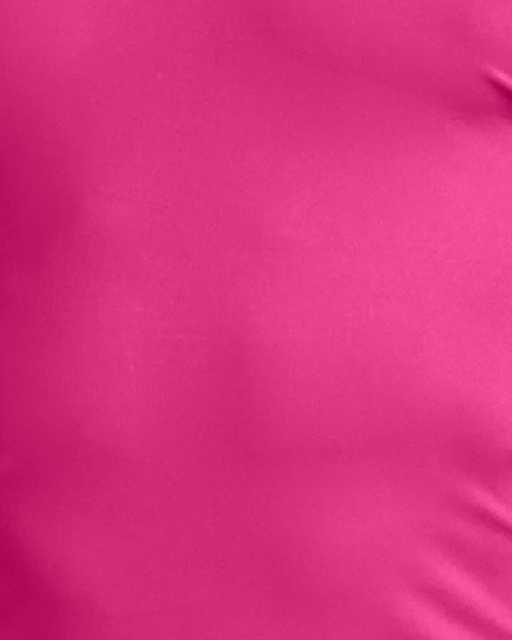 Under Armour Shirt Womens Sz Large Pink Semi Fitted HeatGear Long