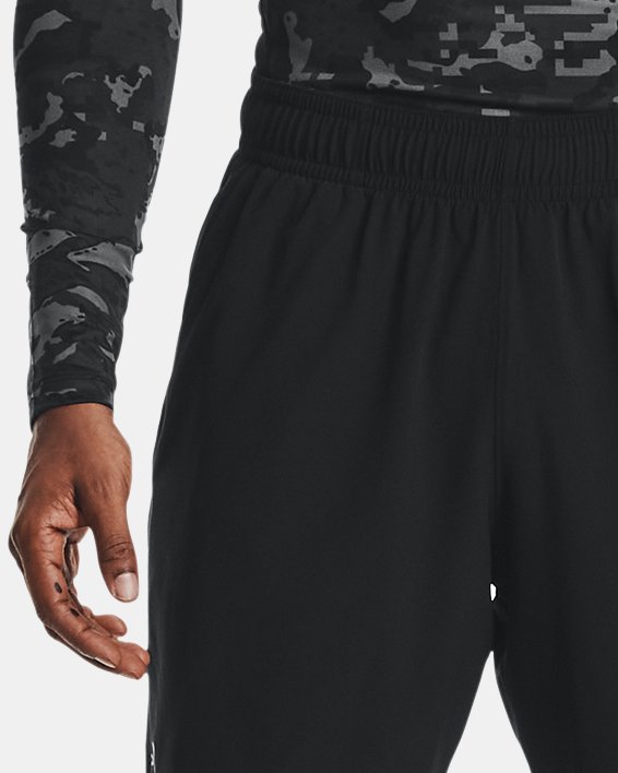Men's HeatGear® Camo Long Sleeve, Black, pdpMainDesktop image number 2