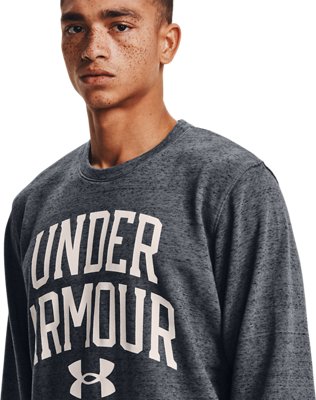 Poler&oacute;n UA Rival Terry para Hombre, Gray, pdpMainDesktop image number 3