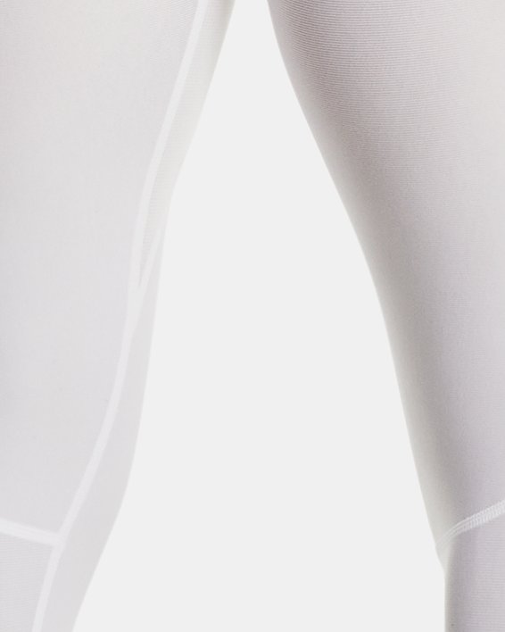 Men's HeatGear® ¾ Leggings, White, pdpMainDesktop image number 1