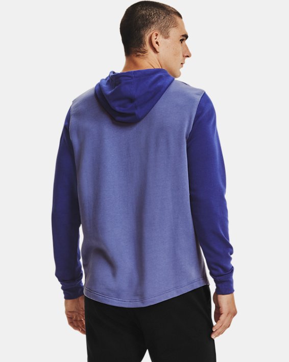 Under Armour Men's UA Rival Terry Colorblock Hoodie. 2