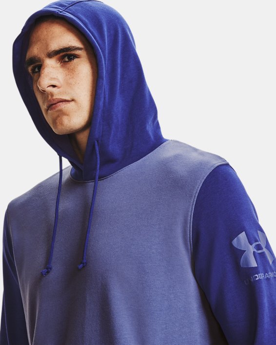 Under Armour Men's UA Rival Terry Colorblock Hoodie. 4