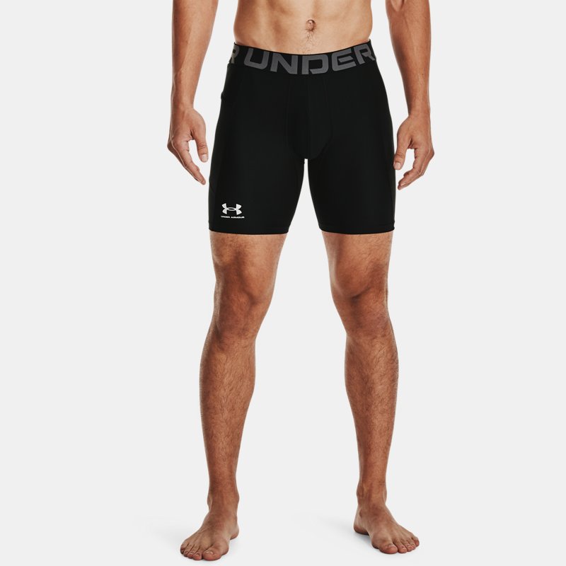 Image of Under Armour Men's HeatGear® Compression Shorts Black / White L