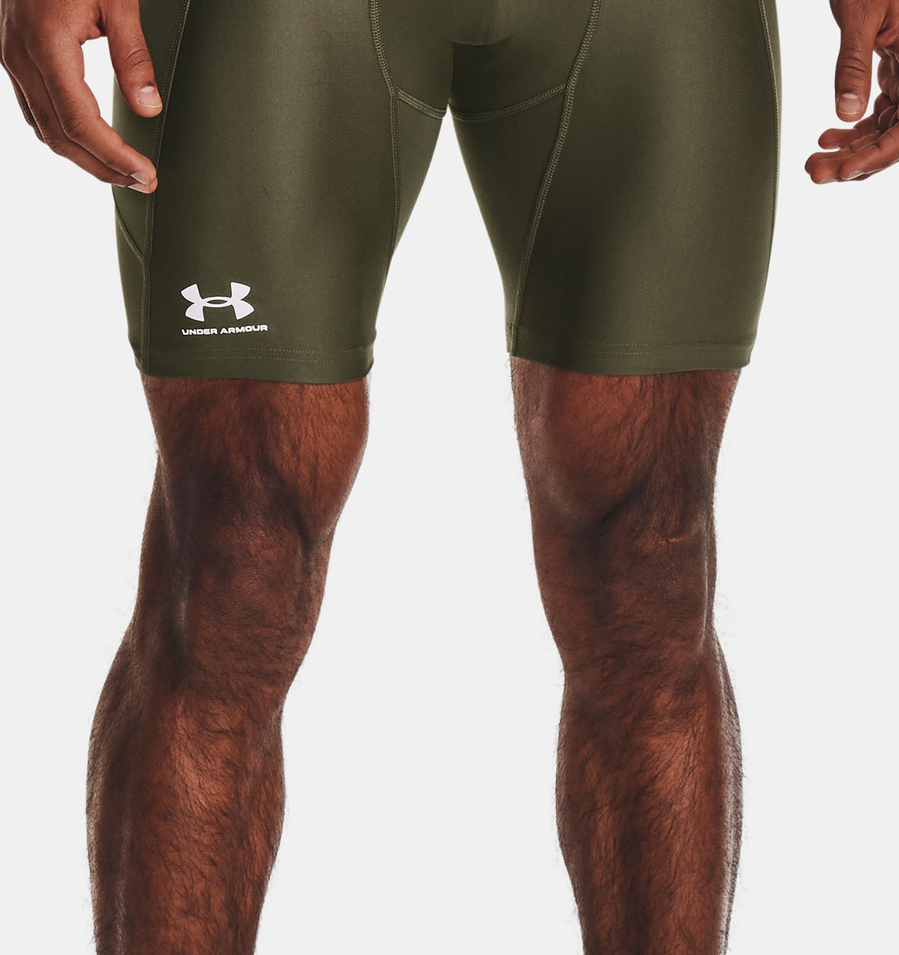 Mens Under Armour Football Basketball Padded Compression Shorts 1346866-100