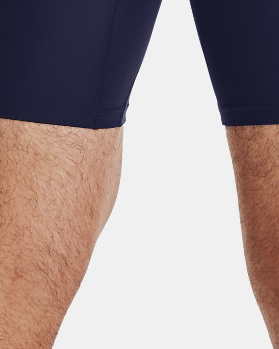 Men's HeatGear® Compression Shorts, Blue, pdpMainDesktop image number 1