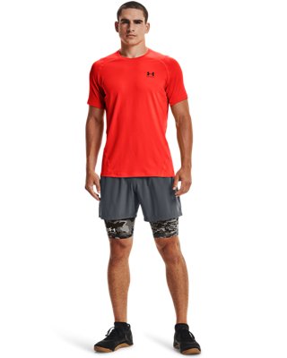 กางเกงขาสั้น HeatGear&reg; Camo Long สำหรับผู้ชาย image number 3