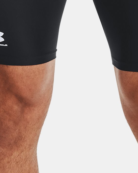 Men's HeatGear® Pocket Long Shorts, Black, pdpMainDesktop image number 0