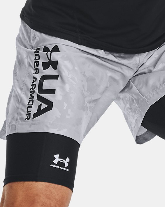 Herren HeatGear® Armour Long Shorts mit Tasche, Black, pdpMainDesktop image number 3