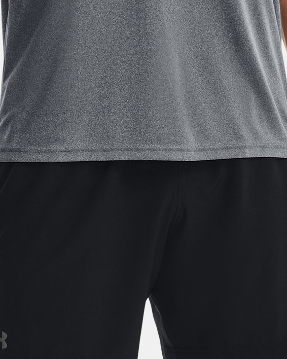 Men's HeatGear® Pocket Long Shorts, Gray, pdpMainDesktop image number 2